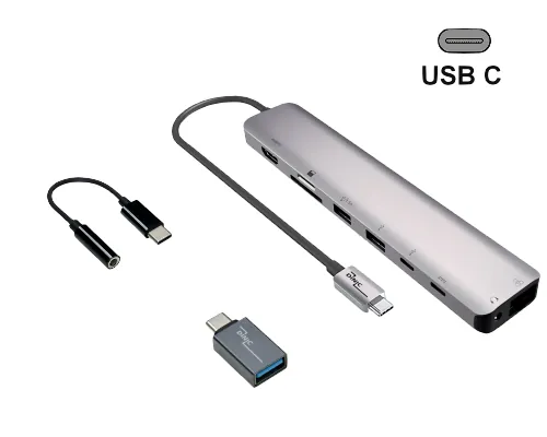 USB C Adapter, Hubs u. Docks